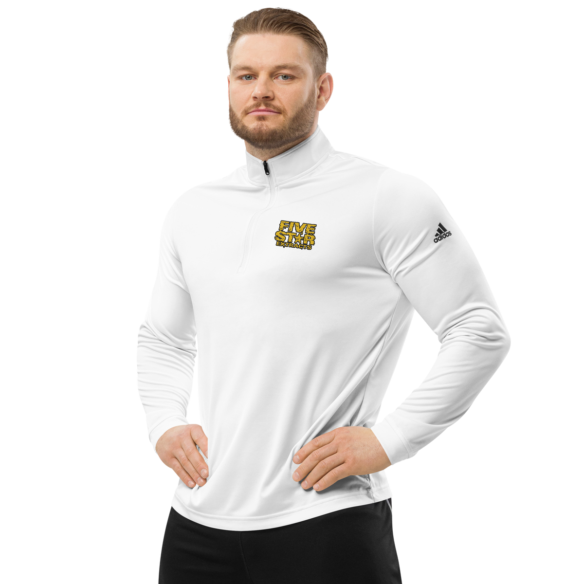 Five Star Extracts - Adidas Quarter zip pullover