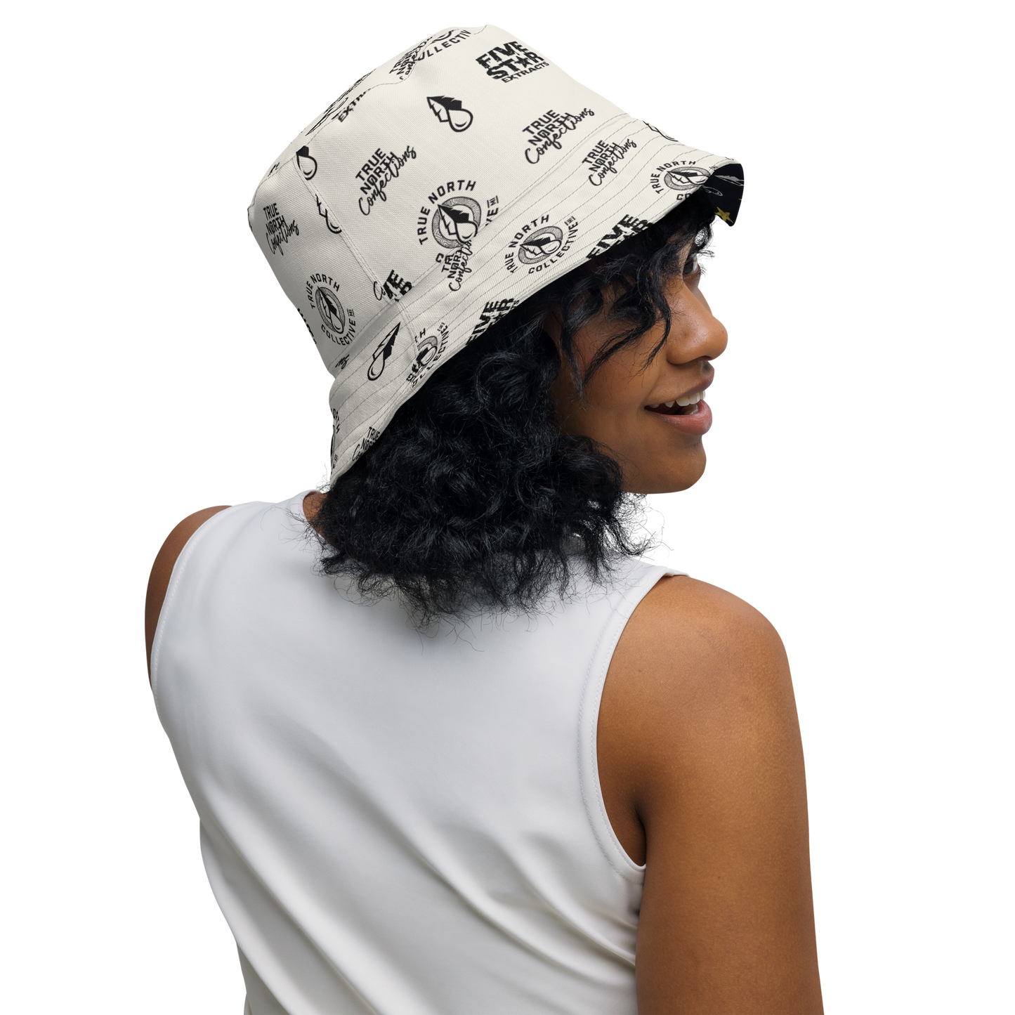 True North Five Star Reversible bucket hat TNCMerch