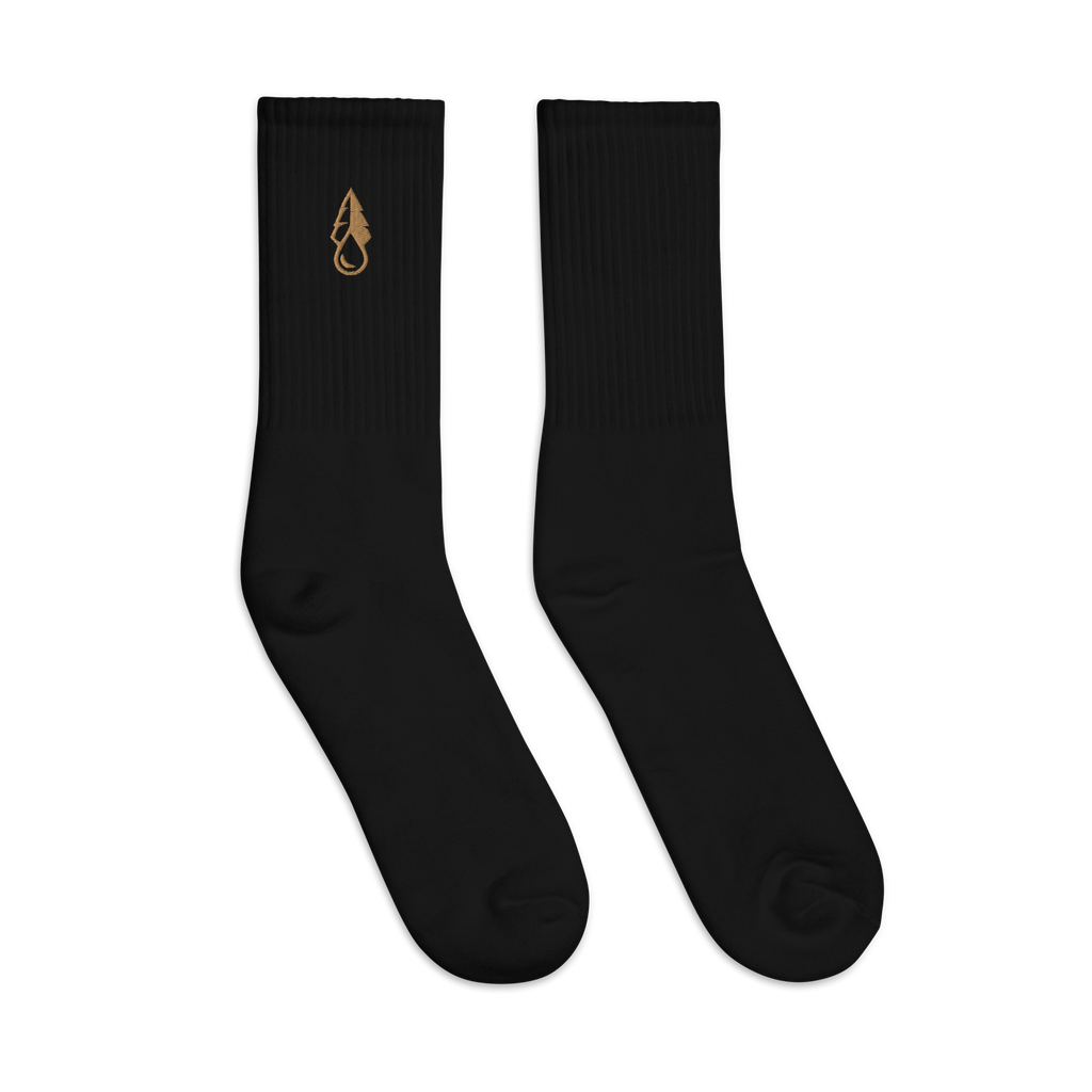 True North Embroidered socks