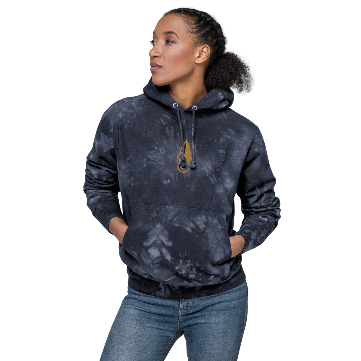 True North Emblem Champion tie-dye hoodie