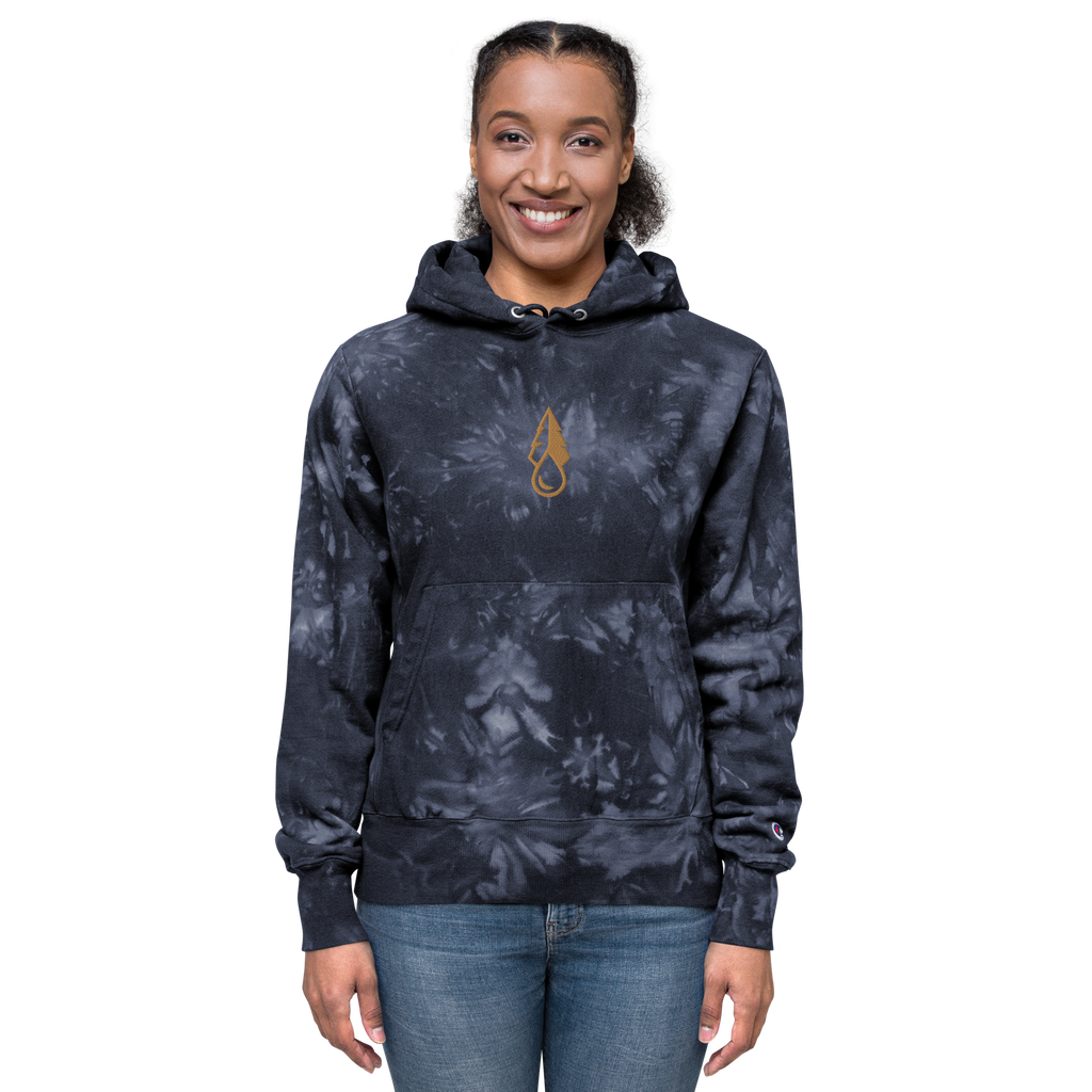 True North Emblem Champion tie-dye hoodie