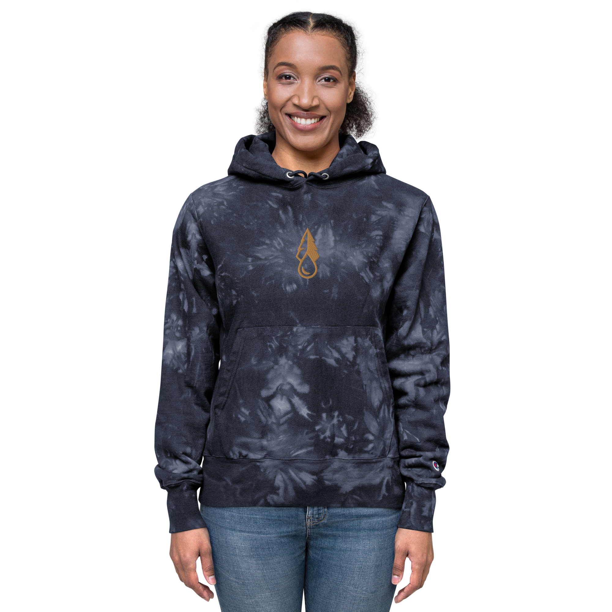 True North Emblem Champion tie-dye hoodie