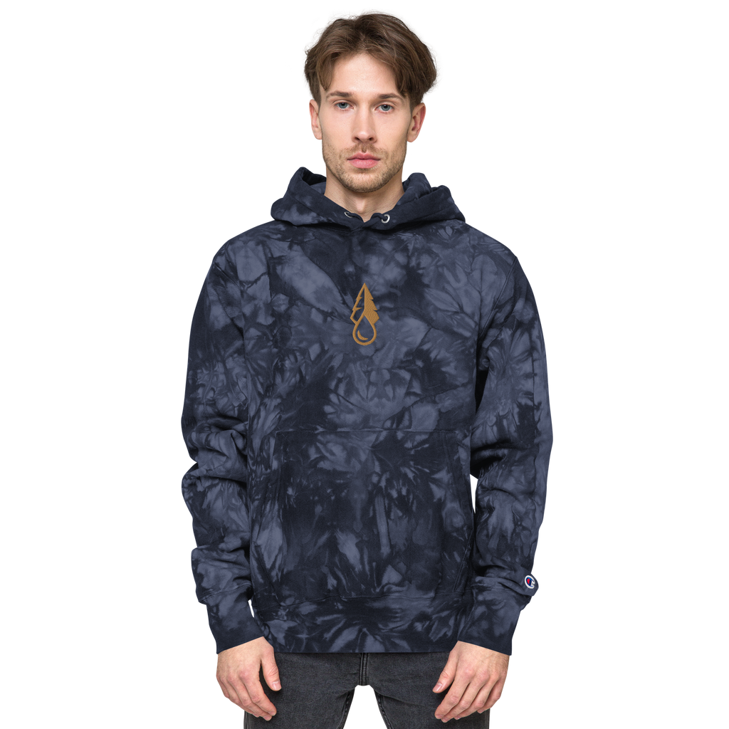 True North Emblem Champion tie-dye hoodie