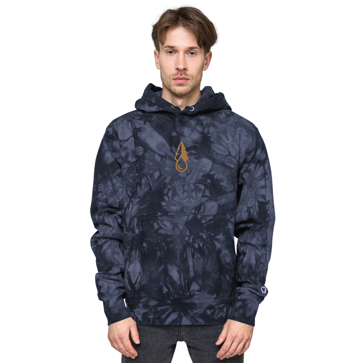 True North Emblem Champion tie-dye hoodie