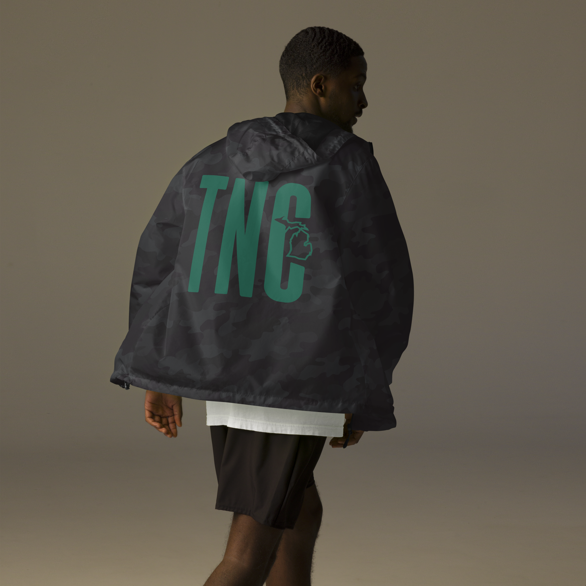 TNC lightweight zip up windbreaker