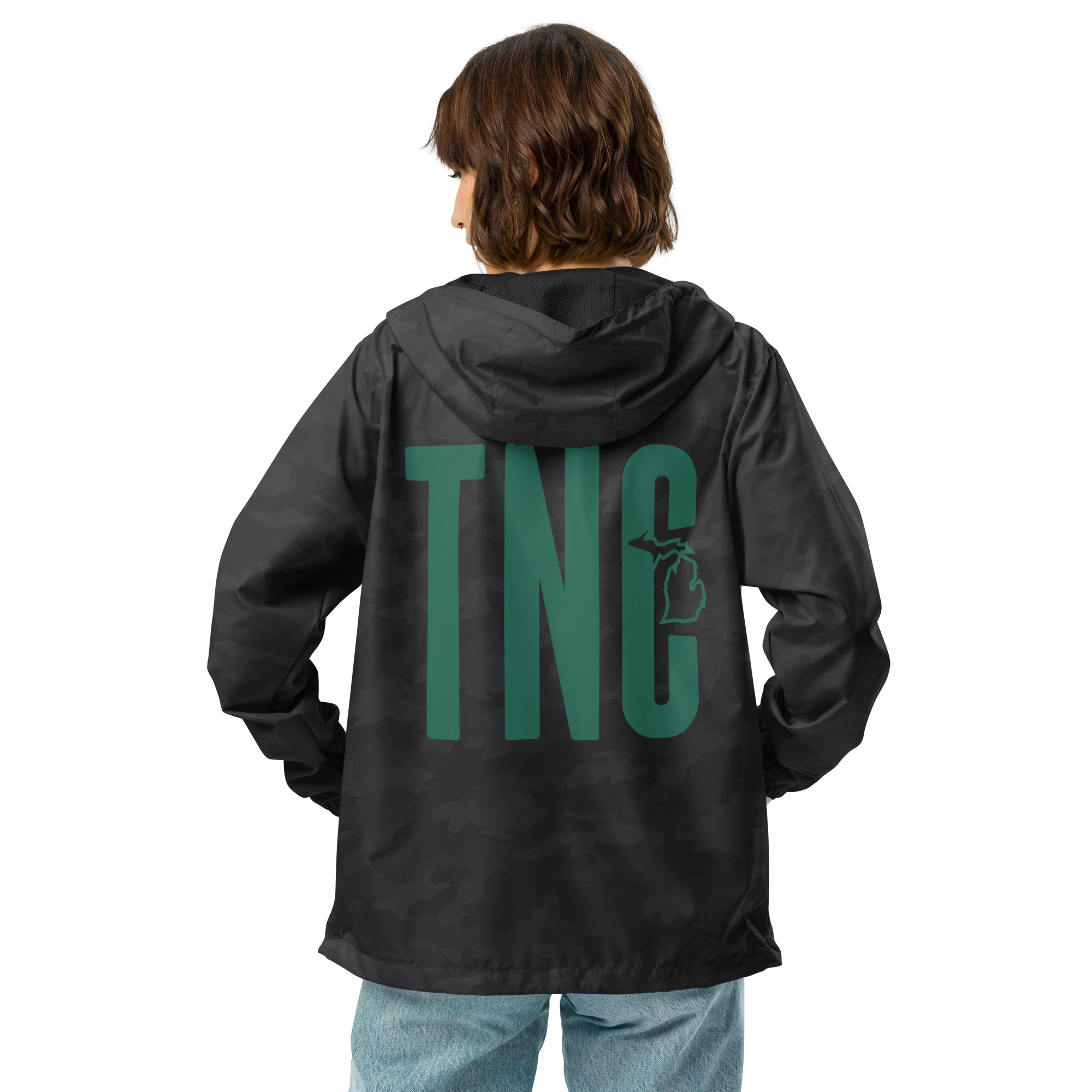 TNC lightweight zip up windbreaker